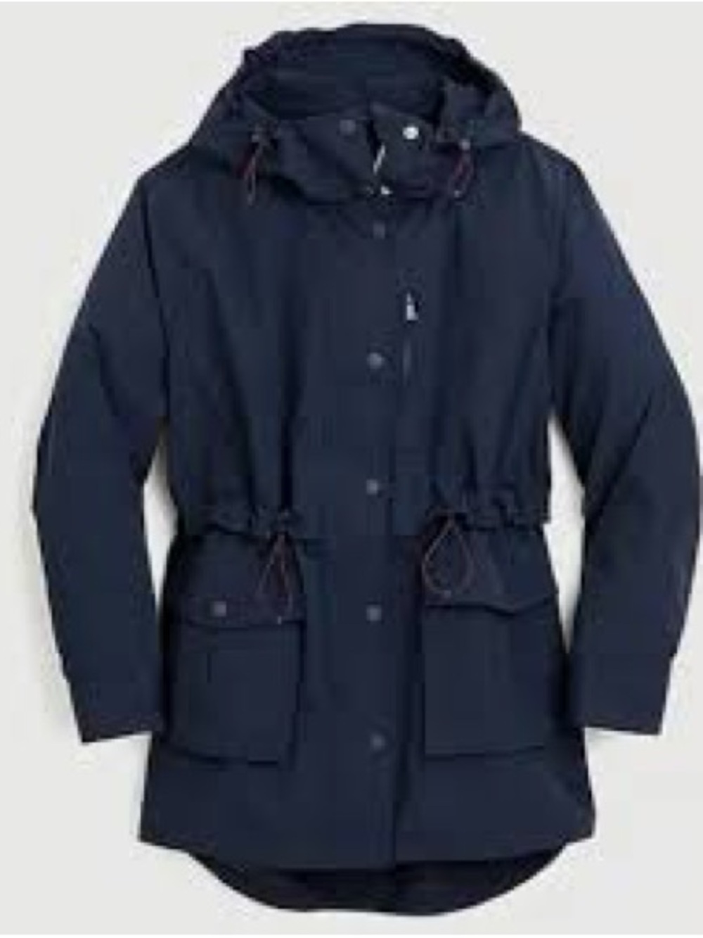 J Crew Perfect Anorak Women’s Navy Hooded Jacket